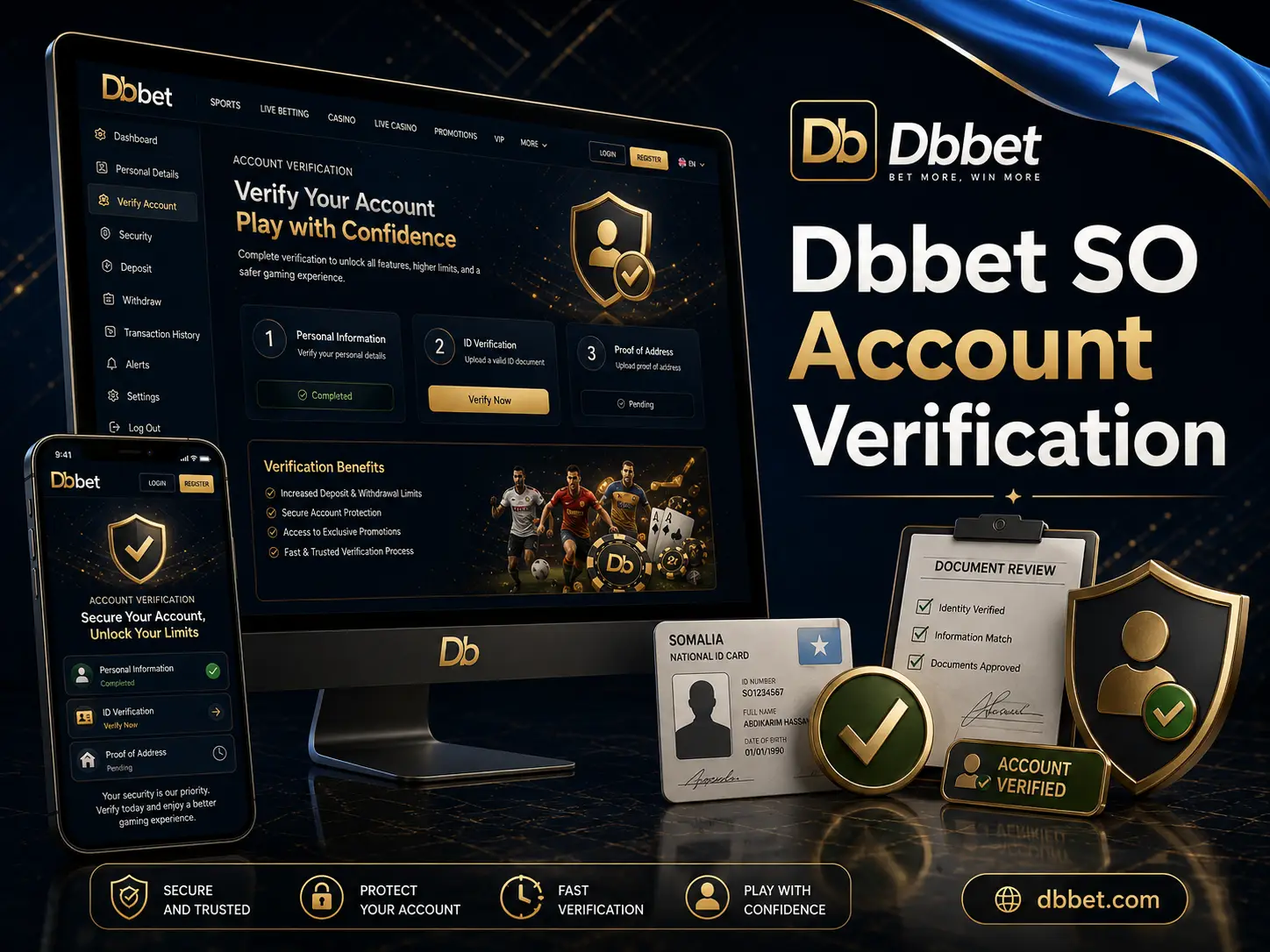 Account Verification on Dbbet SO