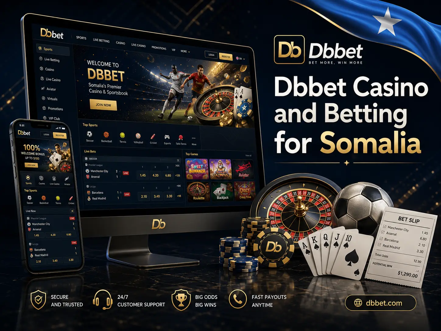 Dbbet Online Casino in Somalia